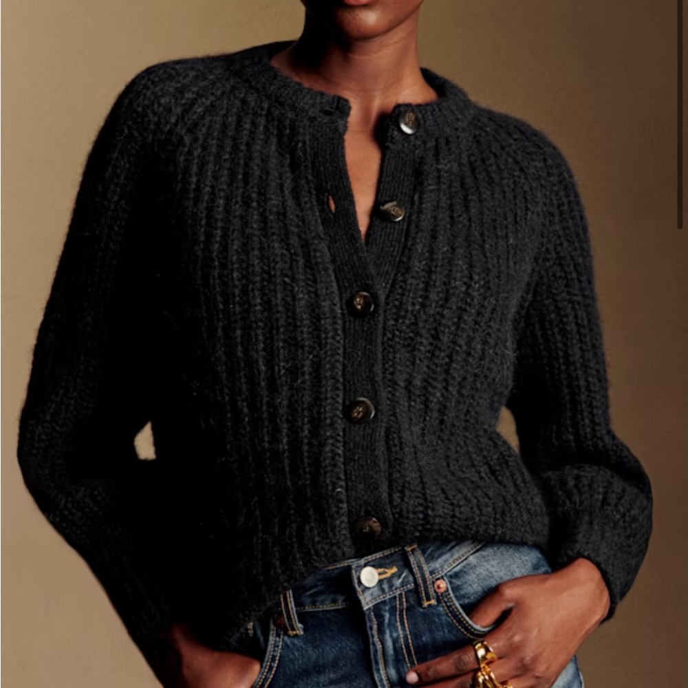 Sezane EMILE CARDIGAN in Black